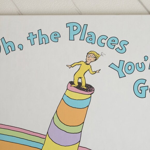 Dr Seuss Oh the Places You'll Go Dress for Girls, 4T - Picture 4 of 8